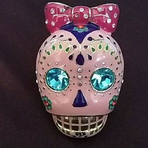 Betsey Johnson Sugar Skull ring